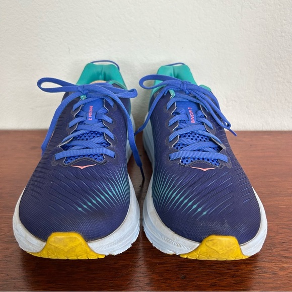 Hoka Rincon 3 Blue Aqua Green size 9 B Everyday Run - Picture 3 of 8